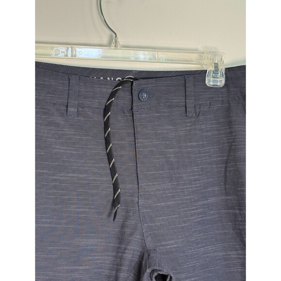Hang Ten Men's Sz 32 Hiking Golf Shorts Stretch Blue Flat Front - Picture 5 of 5